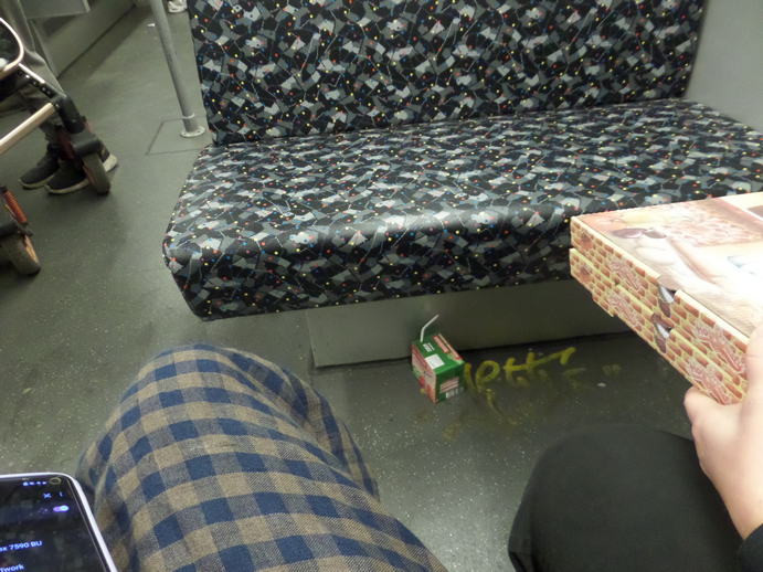 juicebox on the train